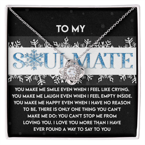 Soulmate - Loving You - Love Knot Necklace
