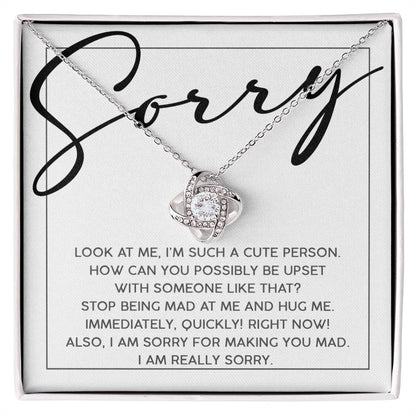 Sorry - Someone Like That - Love Knot Necklace