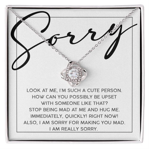 Sorry - Someone Like That - Love Knot Necklace
