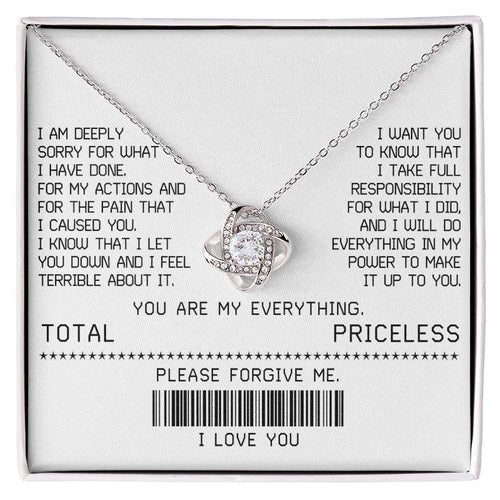 Sorry - Make It Up - Love Knot Necklace