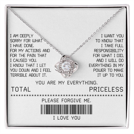 Sorry - Make It Up - Love Knot Necklace