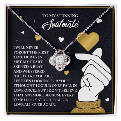 Soulmate - Look At You - Love Knot Necklace
