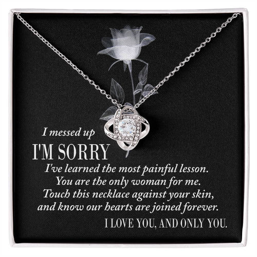 Sorry - Painful Lesson - Love Knot Necklace