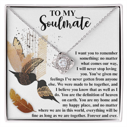 Soulmate - Given Me Feelings - Love Knot Necklace