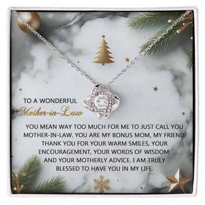 Mother-in-Law - Motherly Advice - Love Knot Necklace