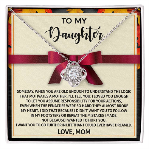 Daughter - Further In Life - Love Knot Necklace