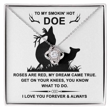 Soulmate - Dream Came True - Love Knot Necklace