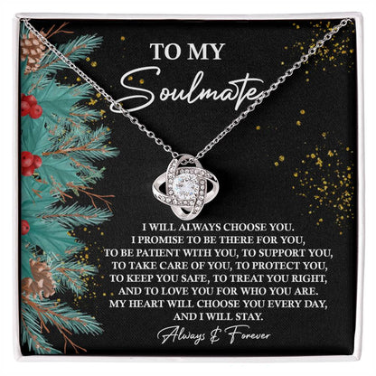 Soulmate - Treat You Right - Love Knot Necklace