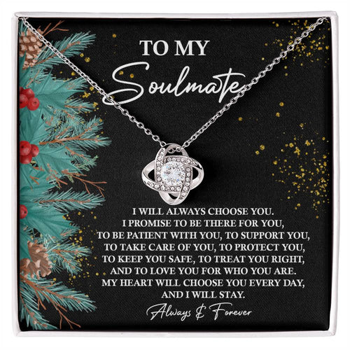 Soulmate - Treat You Right - Love Knot Necklace