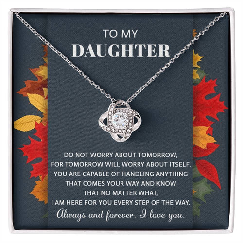 Daughter - Comes Your Way - Love Knot Necklace