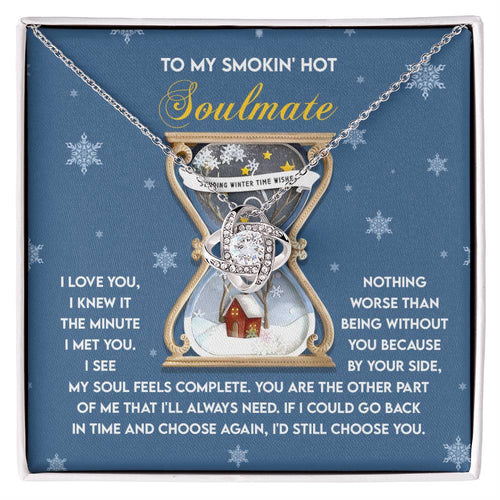 Soulmate - Feels Complete - Love Knot Necklace