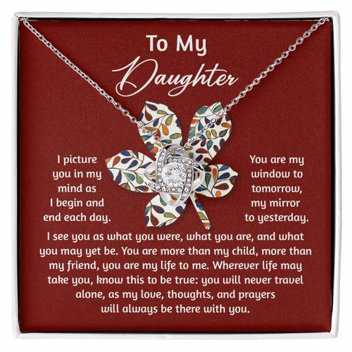 Daughter - To Be True - Love Knot Necklace