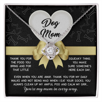 Dog Mom - In Every Way Love Knot Necklace