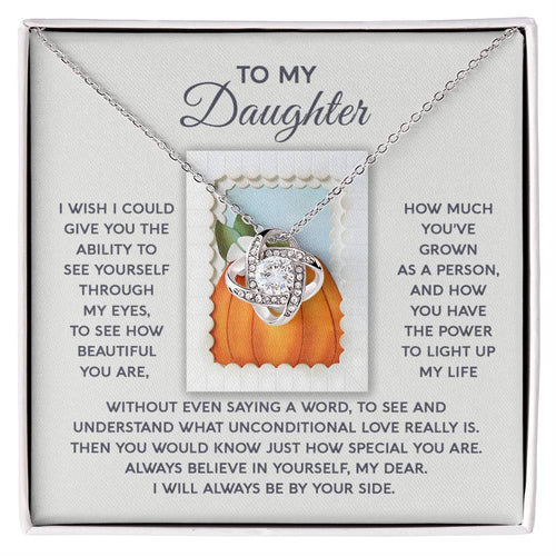 Daughter - How Special - Love Knot Necklace