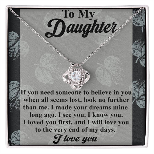 Daughter - My Days - Love Knot Necklace