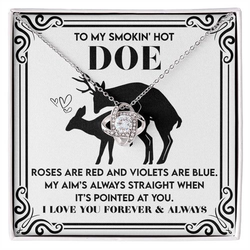 Soulmate - Pointed At You - Love Knot Necklace