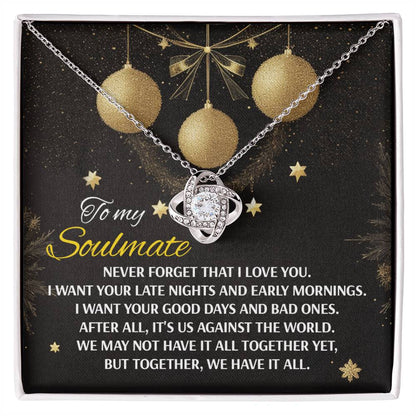 Soulmate - Have It All - Love Knot Necklace