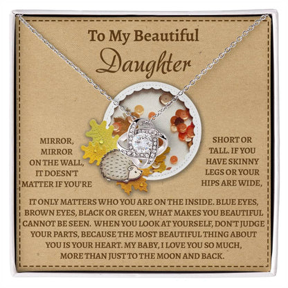 Daughter - On The Wall - Love Knot Necklace