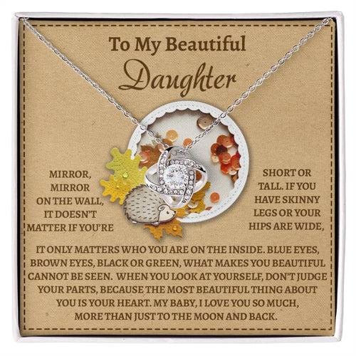 Daughter - On The Wall - Love Knot Necklace