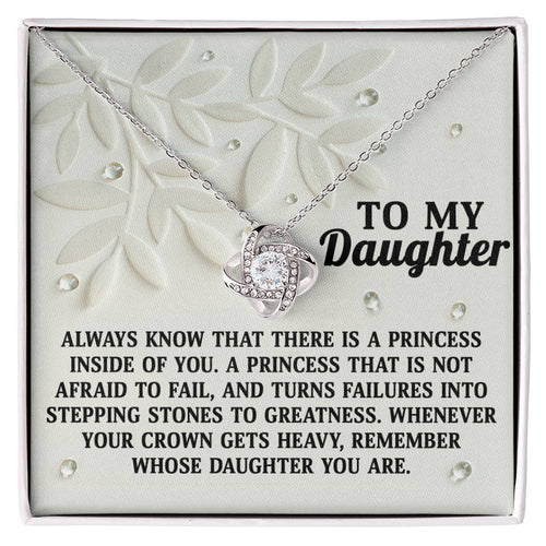 Daughter - Inside Of You - Love Knot Necklace
