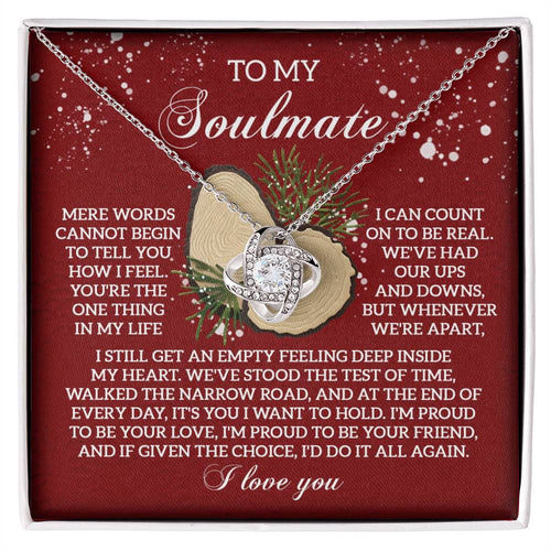 Soulmate - Test Of Time - Love Knot Necklace