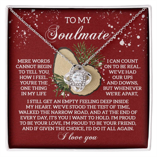 Soulmate - Test Of Time - Love Knot Necklace