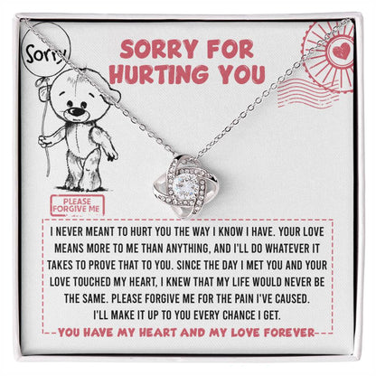 Sorry - Every Chance - Love Knot Necklace