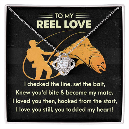 Soulmate - Tackled My Heart - Love Knot Necklace