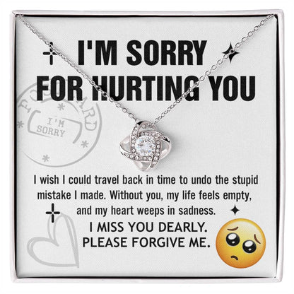 Sorry - Travel Back - Love Knot Necklace