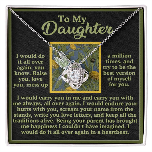 Daughter - All Over Again - Love Knot Necklace