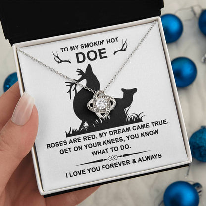 Soulmate - Dream Came True - Love Knot Necklace