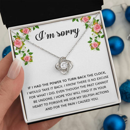 Sorry - Make It Right - Love Knot Necklace