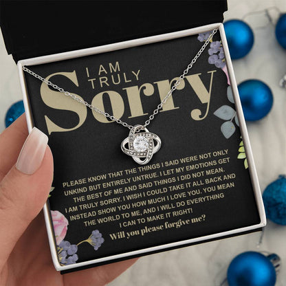 Sorry - Best Of Me - Love Knot Necklace