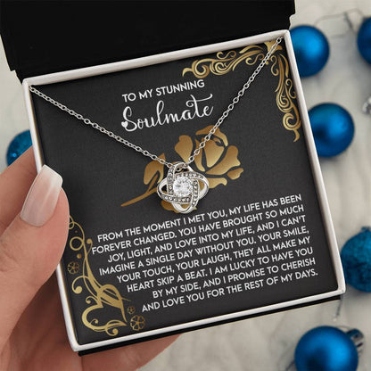 Soulmate - I Met You 2 - Love Knot Necklace