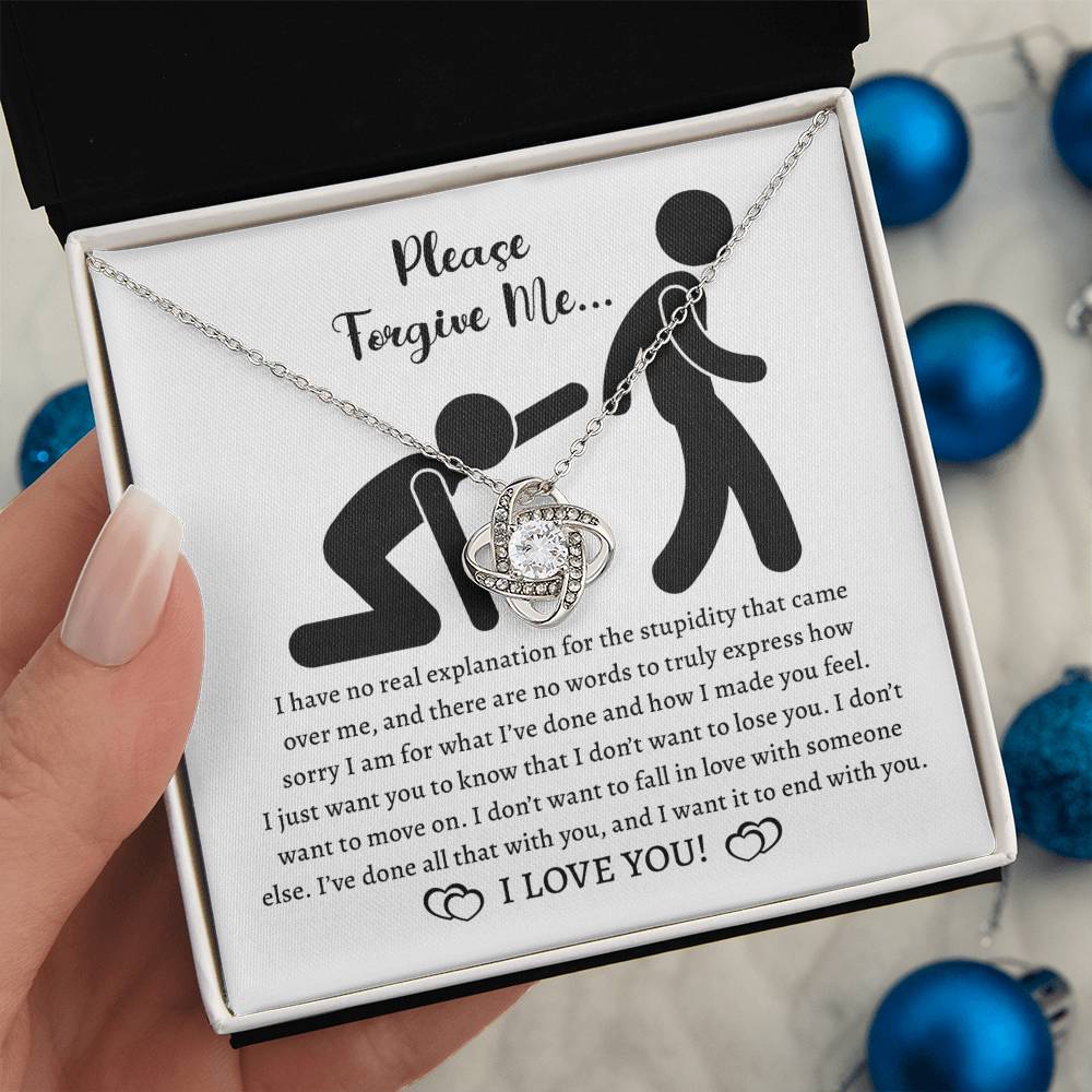 Sorry - Made You Feel - Love Knot Necklace