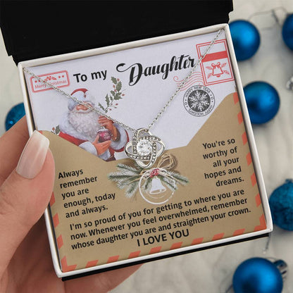 Daughter - All Your Hopes - Love Knot Necklace