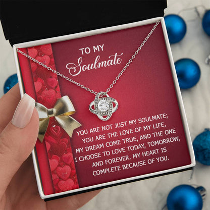 Soulmate - Because Of You - Love Knot Necklace