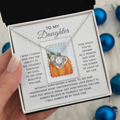 Daughter - How Special - Love Knot Necklace
