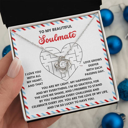 Soulmate - To Have You - Love Knot Necklace