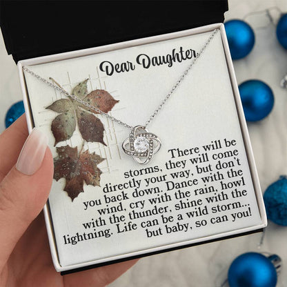 Daughter - With The Thunder - Love Knot Necklace