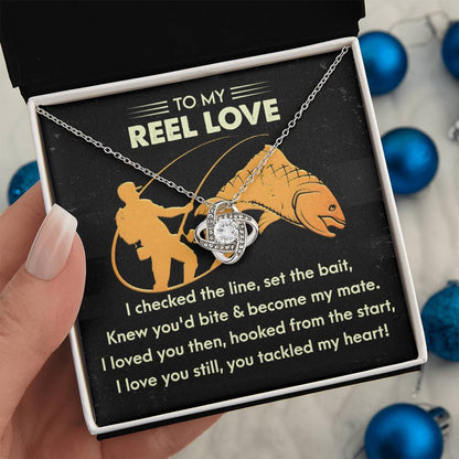Soulmate - Tackled My Heart - Love Knot Necklace
