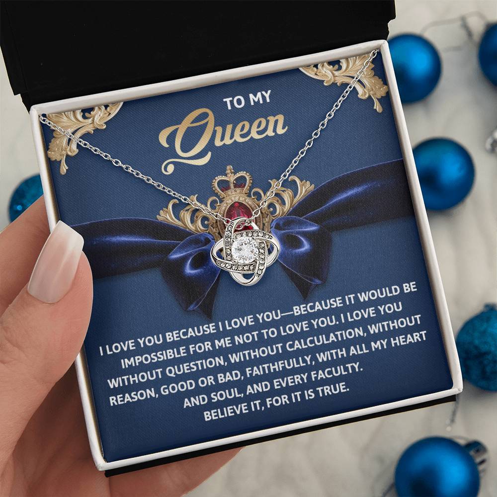 Queen - Every Faculty - Love Knot Necklace