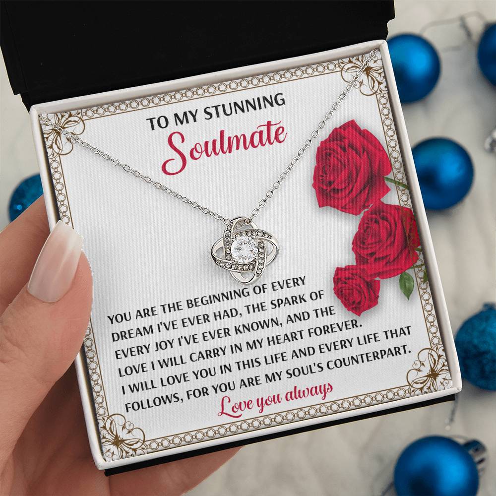 Soulmate - Soul's Counterpart - Love Knot Necklace