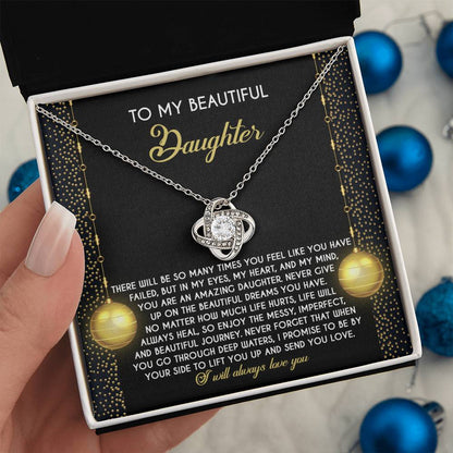 Daughter - Deep Waters - Love Knot Necklace