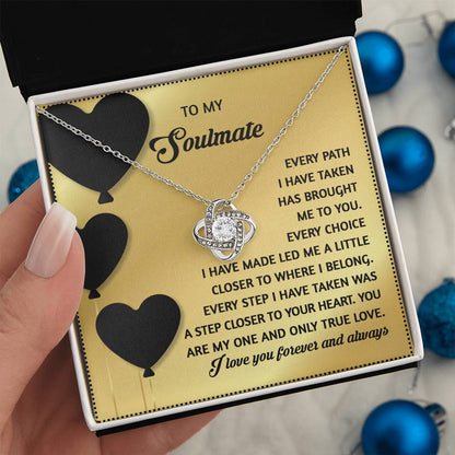 Soulmate - A Step Closer - Love Knot Necklace
