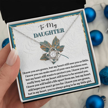 Daughter - Go Too Far - Love Knot Necklace