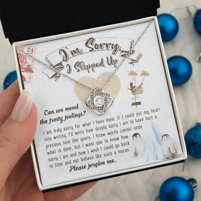 Sorry - Precious Soul - Love Knot Necklace