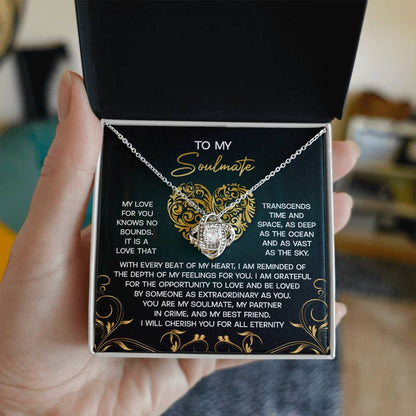 Soulmate - The Sky - Love Knot Necklace