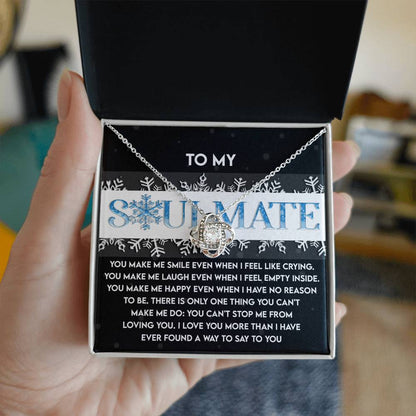 Soulmate - Loving You - Love Knot Necklace