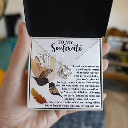 Soulmate - Given Me Feelings - Love Knot Necklace